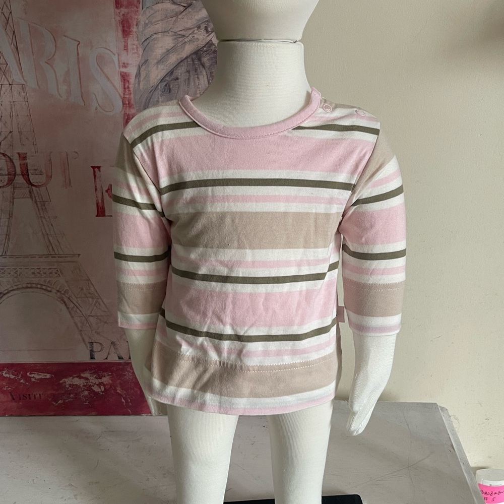 H&M Baby Girl Long Sleeve Striped T-Shirt